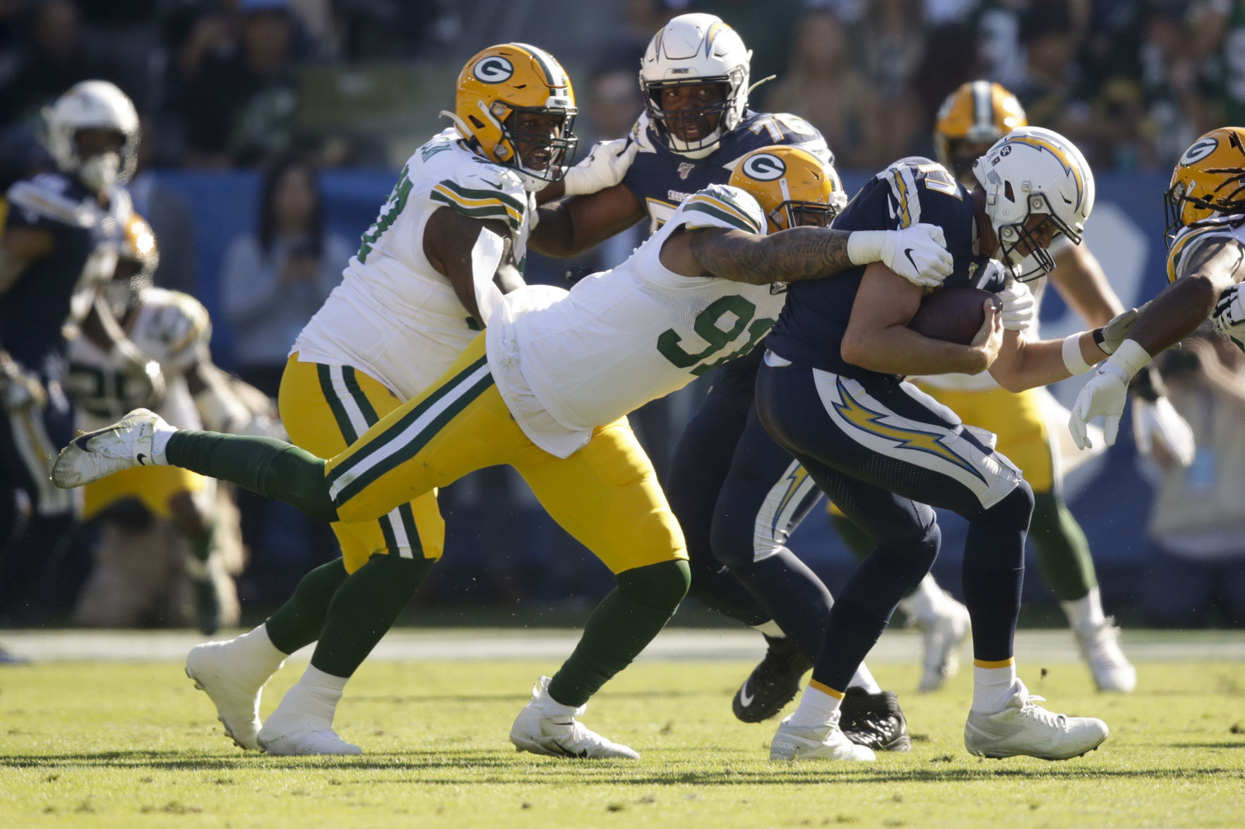 Chargers 26, Packers 11
